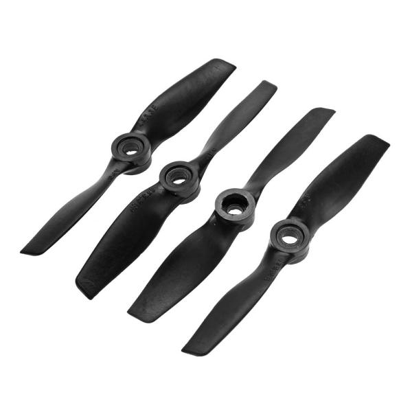 APC 4x3.3E FPVドローン用ブルノーズ・プロペラ4本セット（黒）　【メール便可】