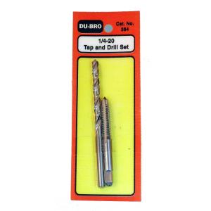 DU-BRO 364 1/4-20サイズ用タップ&amp;ドリルセット - TAP &amp; DRILL SET ...