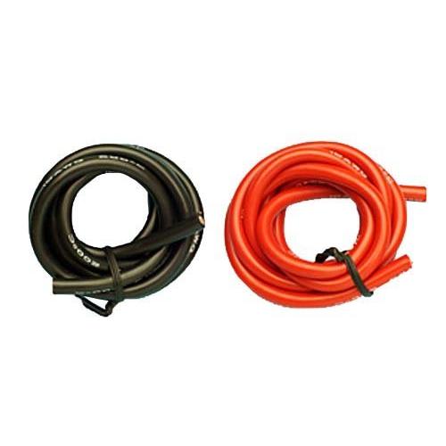 OK シリコンコード8AWG (芯径3.3mm) 赤黒各1m