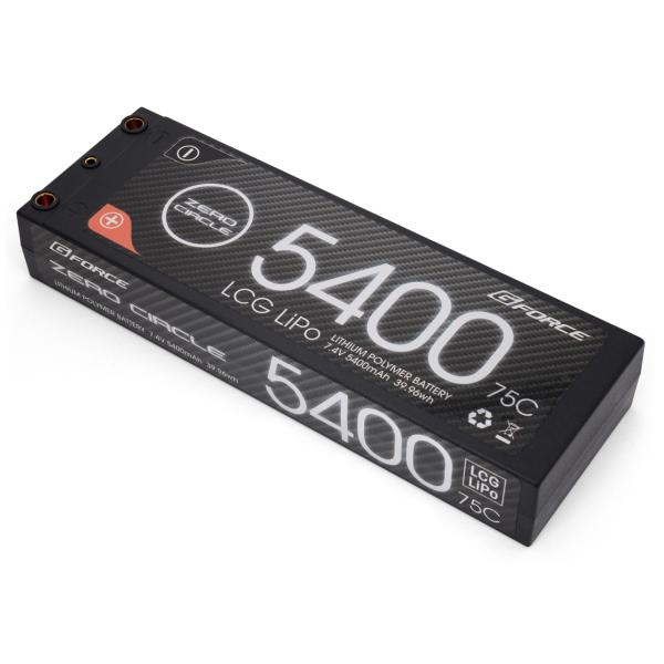 G-FORCE ZERO CIRCLE LCG 7.4V 5400mAh 75C GE220 カー用...