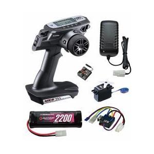 サンワ MX-6  EPスタートセット（101A27626A）ESC、サーボ、バッテリー、充電器付属T/Rセット