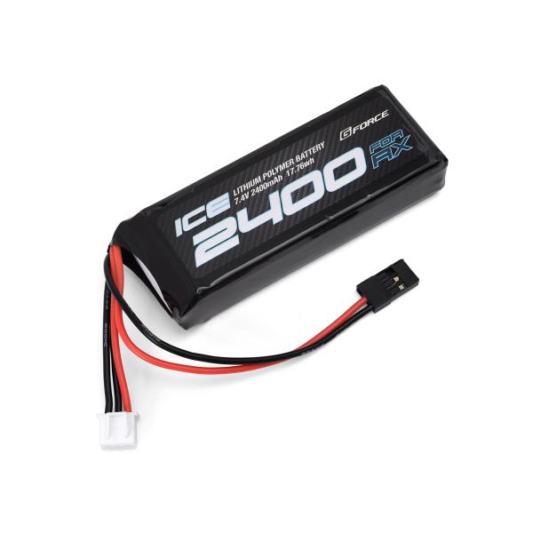 G-FORCE ICE LiPo 7.4V 2400mAh (受信機用 ストレート型)  GFG10...