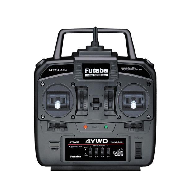 フタバ プロポ ATTACK 4YWD 2サーボ/MC340付T/Rセット R214GFE＋S-U3...