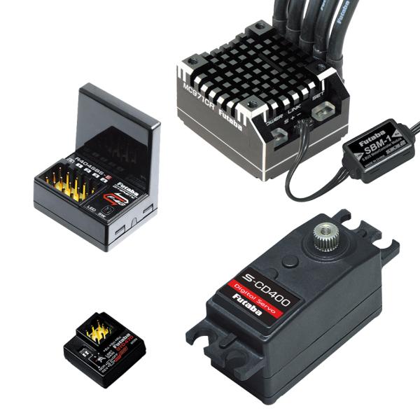 フタバ DRIFT PACK RSGMセット レシーバーR404SBS-E+サーボCD400＋ジャイ...