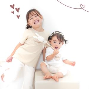 ギンガムチェック ベア Tシャツ 単品 キッズ...の詳細画像2