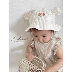 名入れ くま耳 帽子 日本製 Bear Hat...の詳細画像3