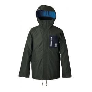 REW TRITON BASIC JKT [GORE-TEX 2L ] CHARCOAL x GREEN GRAY x P-NAVY