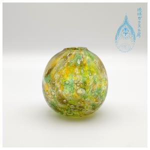 琉球ガラス 沖縄 お土産 ギフト 一輪挿し 花瓶 フラワーベース さざ波