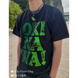 完売〜OKINAWA〜オリジナルポケットTシャツ【青シーサー】BLACK