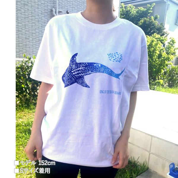 〜OKINAWA〜オリジナルTシャツ【JINBE】ジンベエザメ WHITE ホワイト 白T