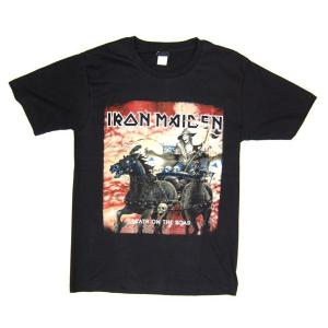 Tシャツ 綿100％ メンズ レディース 半袖 おしゃれ バンド アイアンメイデン IRONMAIDEN｜littlepirates