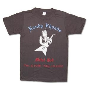 Tシャツ 綿100％ メンズ レディース 半袖 おしゃれ バンド ランディーローズ RANDY RHOADS｜littlepirates