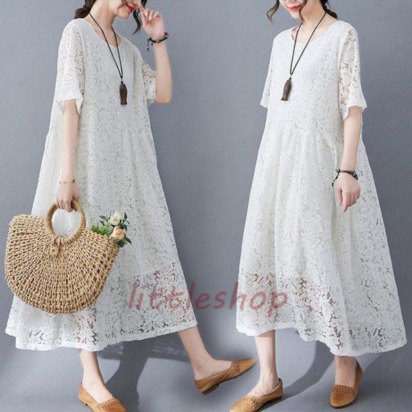 ワンピース レディース 50代 夏 ロングワンピース お呼ばれワンピース 30代40代 ファッション...