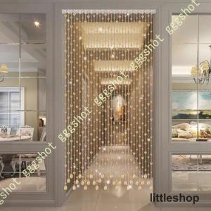 川島織物セルコン 珠のれん 35連 巾 約85×丈90cm おしゃれ 玉のれん 木