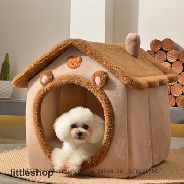 ペットベッド 犬 猫 ベッド ドームハウス 犬小屋 ドーム型ベッド ドーム ハウス 屋根付き ペット...