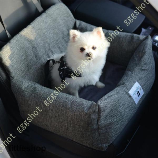 ペット用 ドライブベッド 座席シート 小型犬 猫 後部座席 ペット用 ドライブボックス 飛び出し防止...