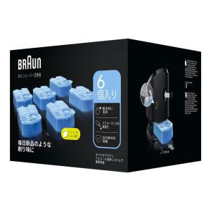 BRAUN ブラウン 電気シェーバー アルコール洗浄液 メンズシェーバー用 交換用 6個入 CCR6 CR 4個セット