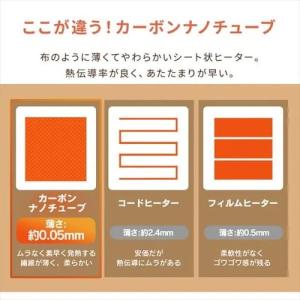 アイリスオーヤマ ヒートブランケット ボーダー...の詳細画像3
