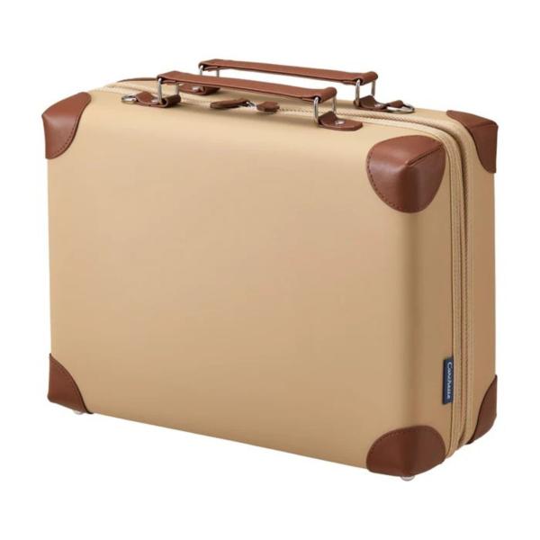 キングジム カルシェット キャリングケース ワイド ベージュ 5900-BE スーツケース型 ショル...