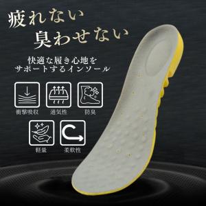 インソール 疲れない 衝撃吸収 ゲル 中敷き ...の詳細画像2