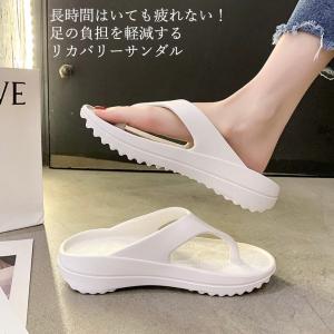 ビーチサンダル メンズ レディース 厚底 リカ...の詳細画像3