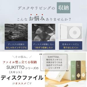 dvdケース 24枚 収納 cdケース ブルー...の詳細画像3
