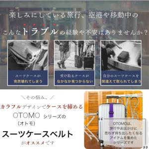 スーツケースベルト TSAロック 目印 キャリ...の詳細画像2