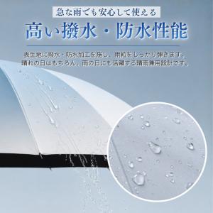 日傘 長傘 完全遮光 晴雨兼用傘 雨傘 レディ...の詳細画像5
