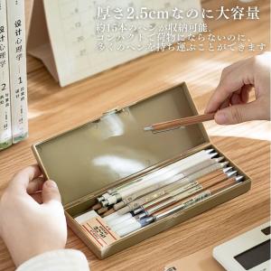 ペンケース 大容量 韓国 スマホスタンド プラ...の詳細画像2