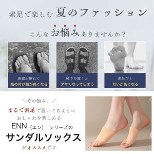 サンダル靴下 綿 95%レディース 夏 ソック...の詳細画像2