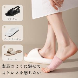 サンダル靴下 綿 95%レディース 夏 ソック...の詳細画像3