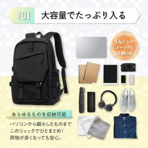 リュック 通学 ビジネスリュック 軽量 リュッ...の詳細画像2