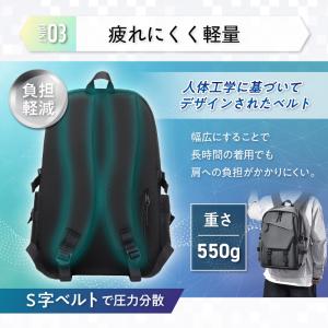 リュック 通学 ビジネスリュック 軽量 リュッ...の詳細画像4
