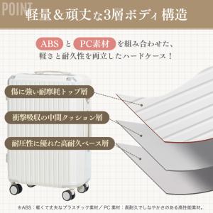 スーツケース 機内持ち込み キャリーケース 軽...の詳細画像4