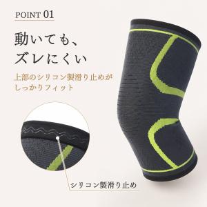 膝サポーター 2枚セット 履くだけ スポーツ ...の詳細画像2