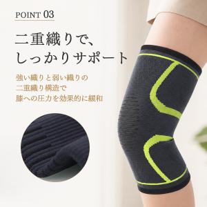膝サポーター 2枚セット 履くだけ スポーツ ...の詳細画像4