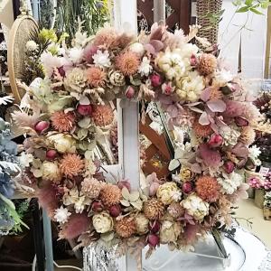 プリザーブド ドライフラワーミックスリースP ア...の商品画像