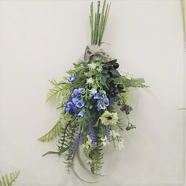 アーティフィシャルフラワー　壁掛け　花束
