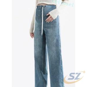 美脚 ジーンズ マタニティウェア ロングパンツ...の詳細画像4