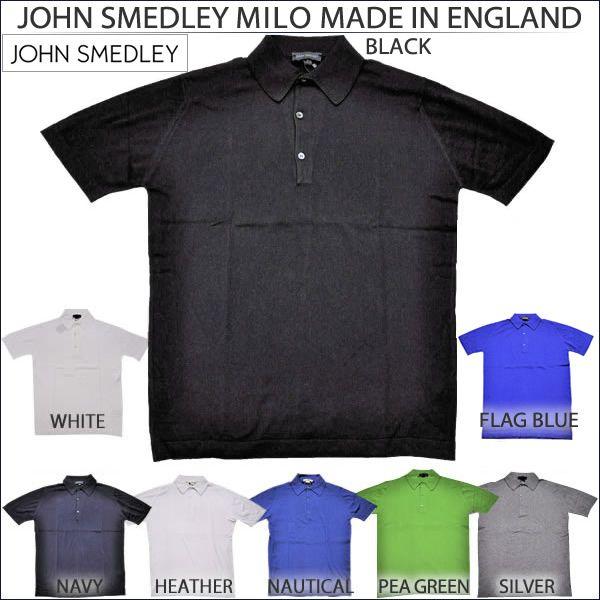 ジョンスメドレー セール メンズファッション JOHN SMEDLEY MILO コットンニット ポ...