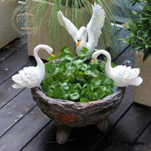 ガーデンオブジェ 白鳥 オーナメント 庭 飾り 装飾 : ノーマルショップ