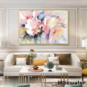 装飾 絵画 花 フラワー インテリア ファブリッ...の商品画像
