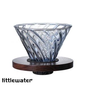 コーヒードリッパー 耐熱ガラス 珈琲 ハンドドリップ 道具 コーヒードリップ02 ラッピング可｜littlewater