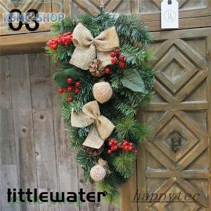 クリスマスリースクリスマススワッグ大きいオーナ...の詳細画像3