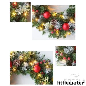 クリスマスリース 花輪 直径30-40CM 玄...の詳細画像3
