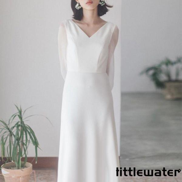 ウエディングドレス パーティードレス カジュアル ビーチフォト 前撮り 後撮り フォトウエディング ...