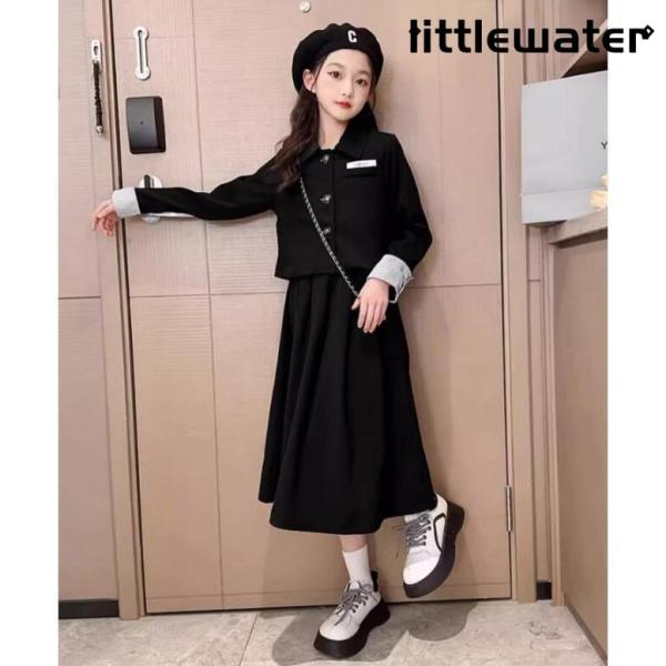 入学式 パンツスーツ 女の子 フォーマルスーツ 韓国 子供服 2点セット 子供スーツ キッズ ブラウ...
