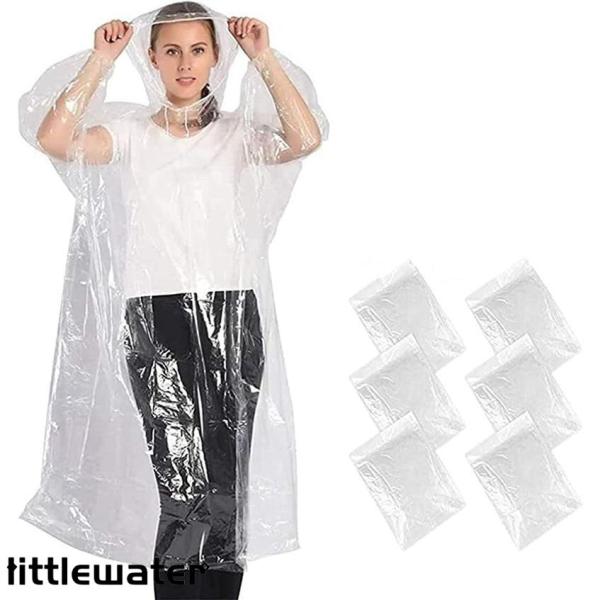 レインコート レインポンチョ レインウェア 使い捨て フリーサイズ 透明 男女兼用 雨カッパ 防災グ...