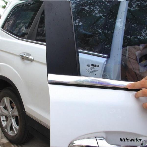 ウェザーストリップ ウィンドウトリム カー用品 車 窓 テープ シール シルバー 銀 20mm 裏面...