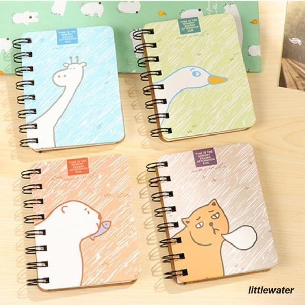 ノート リングノート メモ帳 動物 アニマル 文房具 文具 ステーショナリー かわいい おしゃれ ウ...